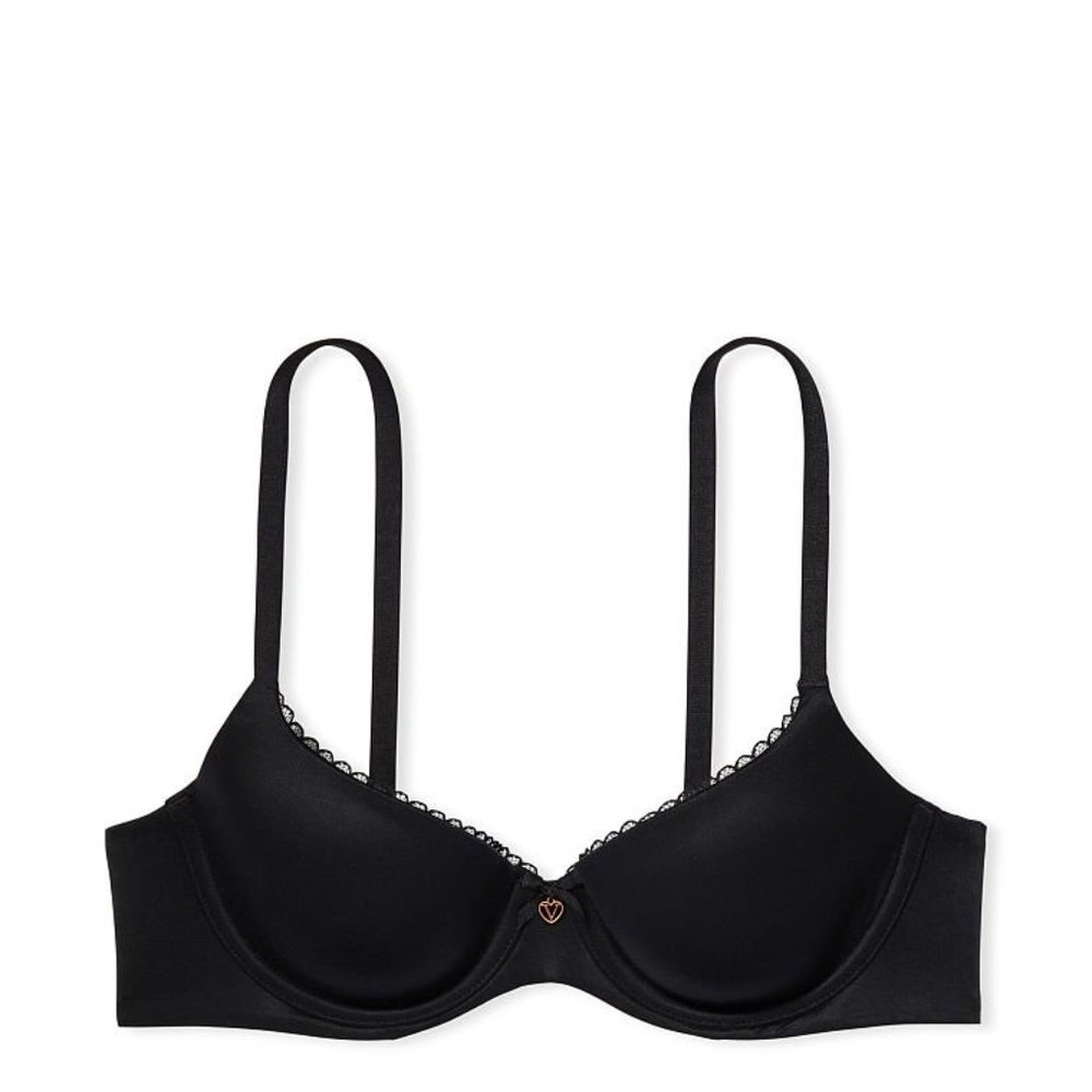 Victoria's Secret Body by Victoria Lightly Lined Demi Bra Black 36C